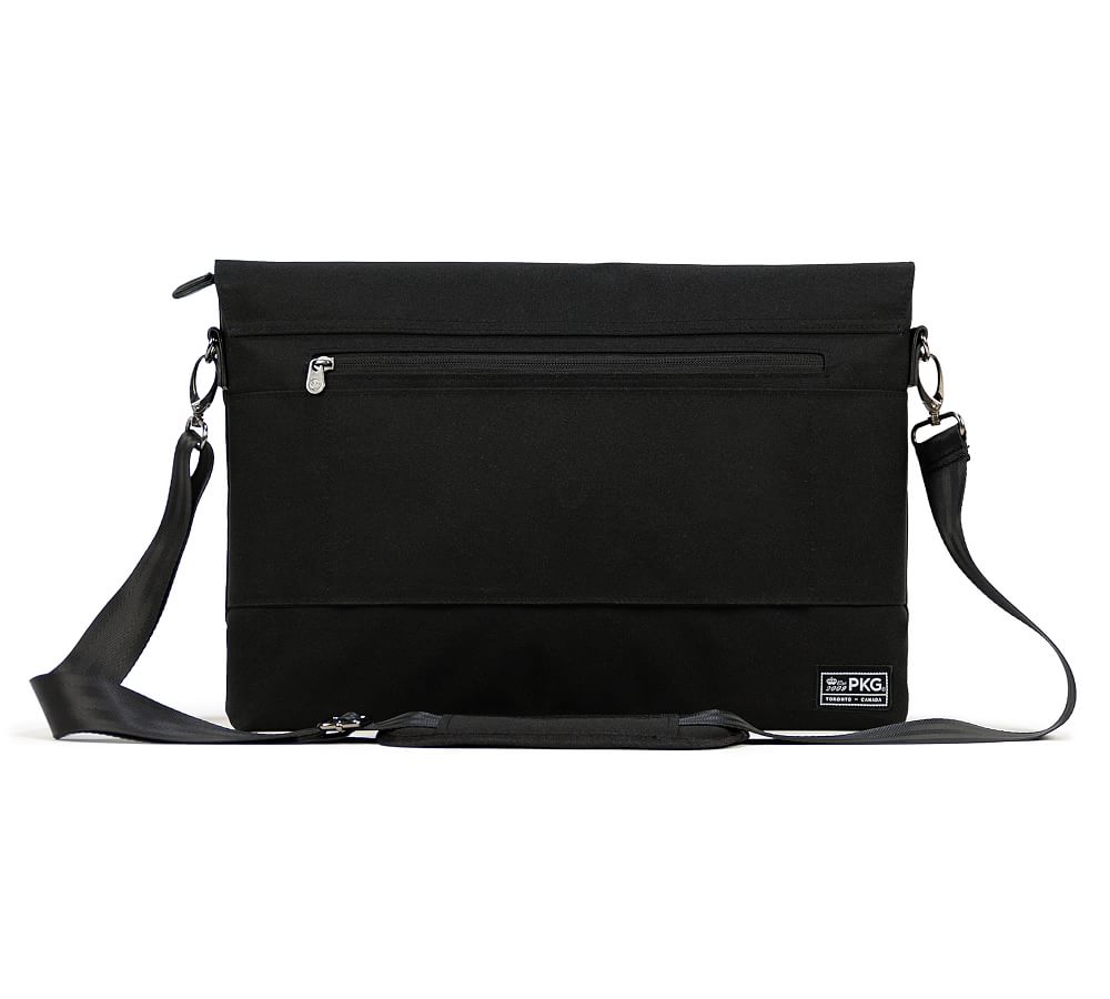 Yorkville Black Messenger Bag Pottery Barn