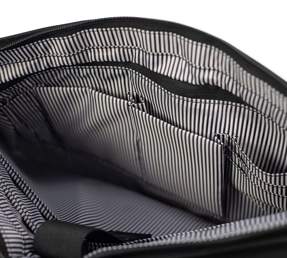 Yorkville Black Messenger Bag Pottery Barn