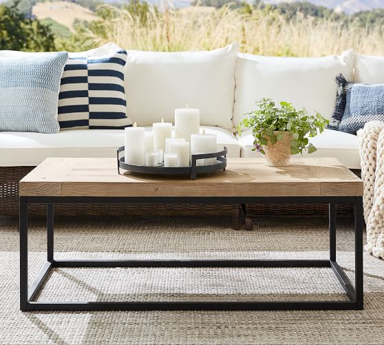 rectangular outdoor coffee table