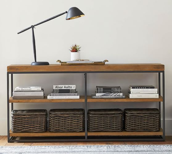 bookcase console table