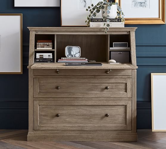 secretary desk with hutch pottery barn