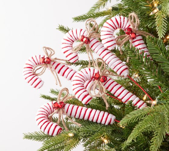 Candy Cane Tree Pick Pottery Barn