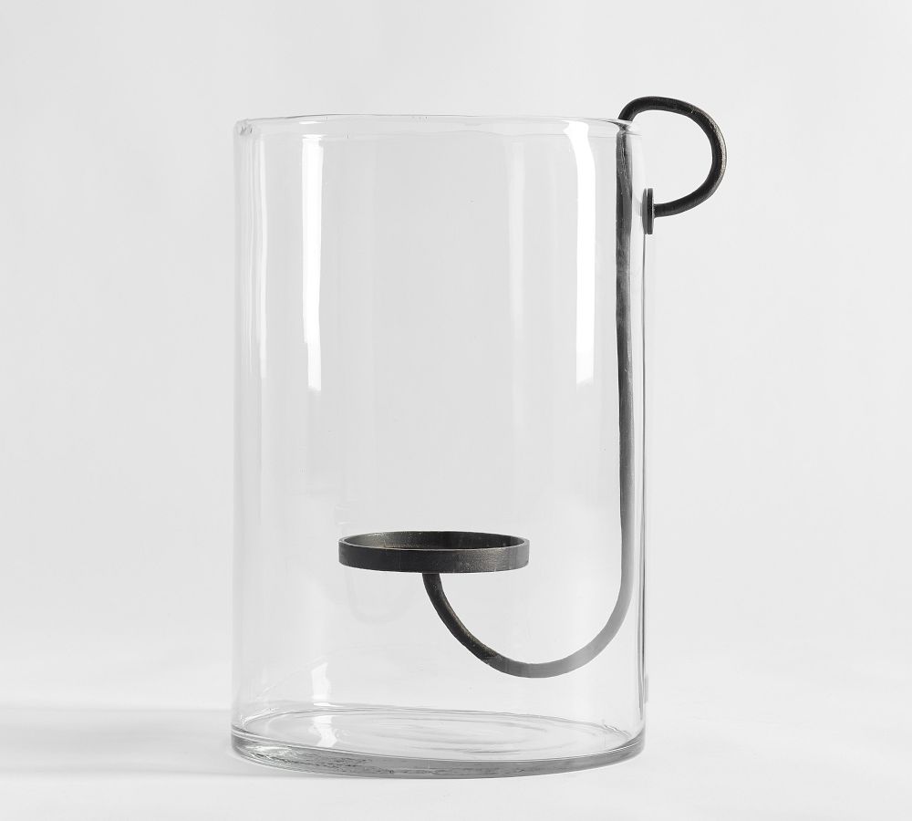 Arlo Floating Hurricane Pillar Candleholder Pottery Barn