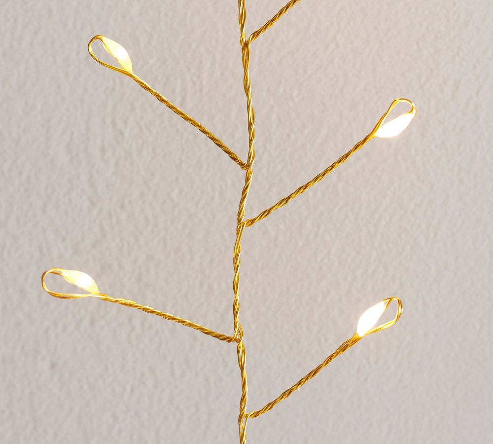 Curtain Rain String Lights Pottery Barn