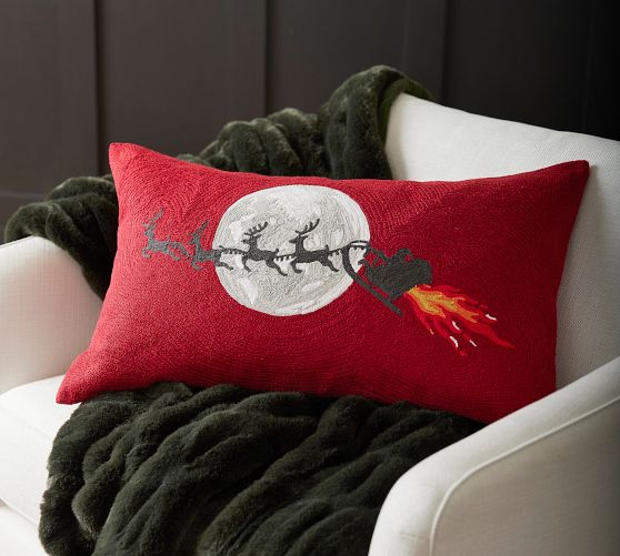 National Lampoon’s Christmas Vacation Sleigh Lumbar Throw Pillow Cover