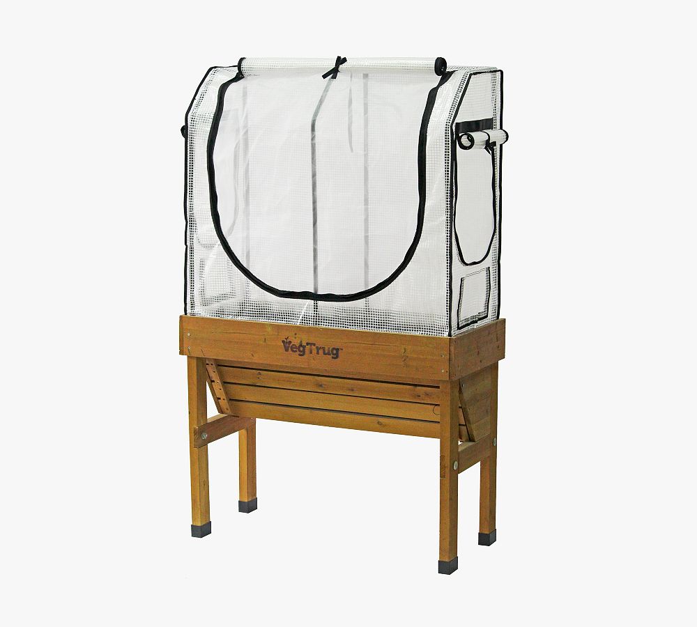 Vegtrug Wall Hugger Greenhouse Frame & Cover Set Pottery Barn