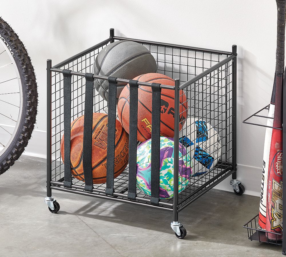 Heavy Duty Rolling Equipment Bin Pottery Barn