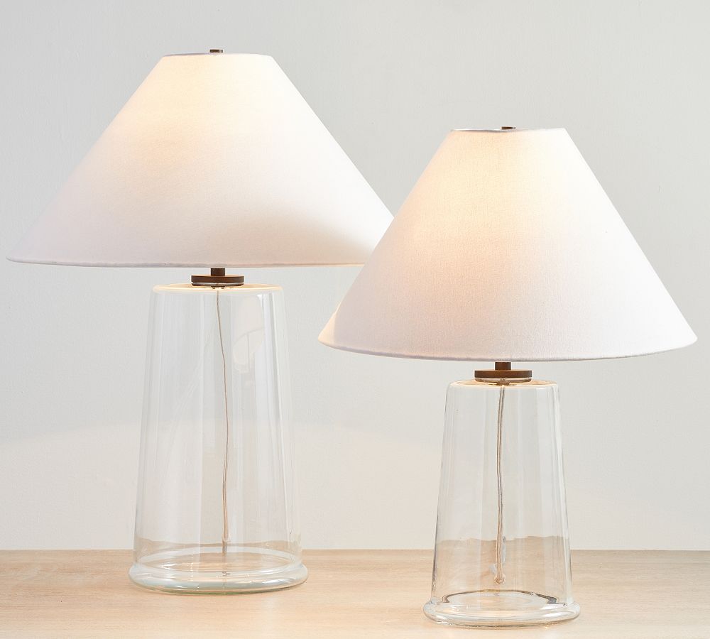 Avalon Recycled Glass Table Lamp Pottery Barn