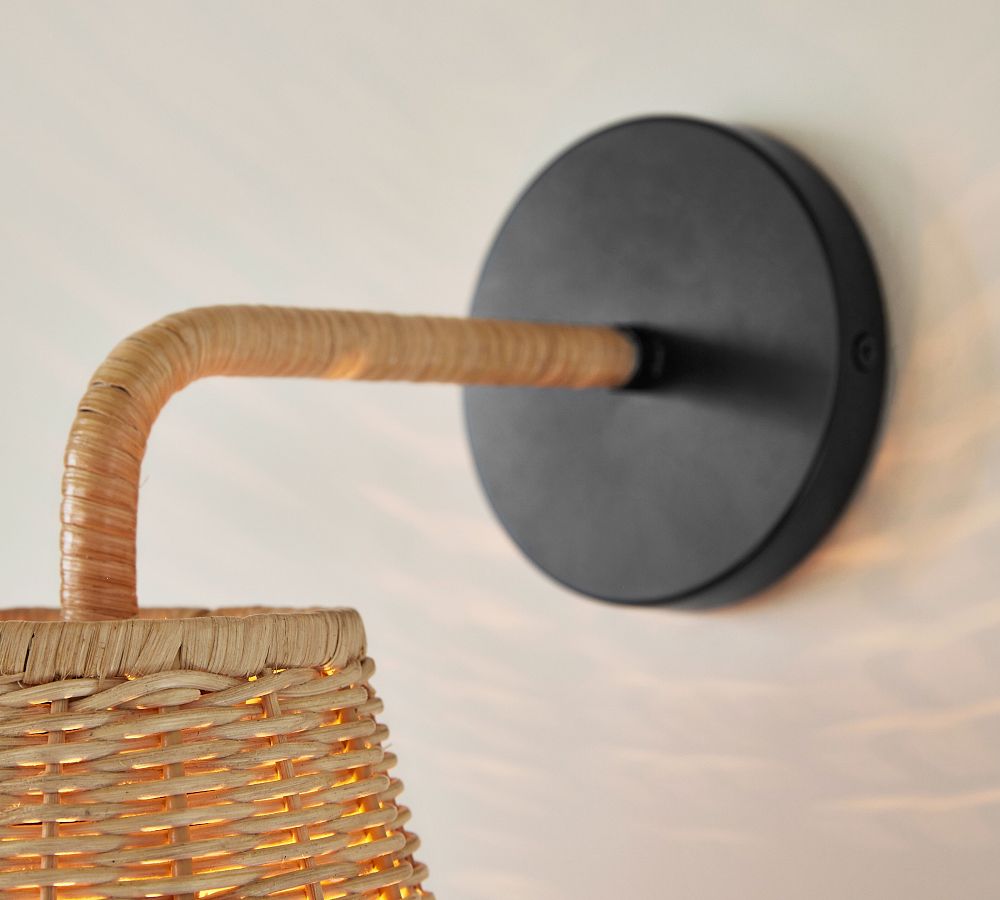 Marion Woven Sconce | Pottery Barn