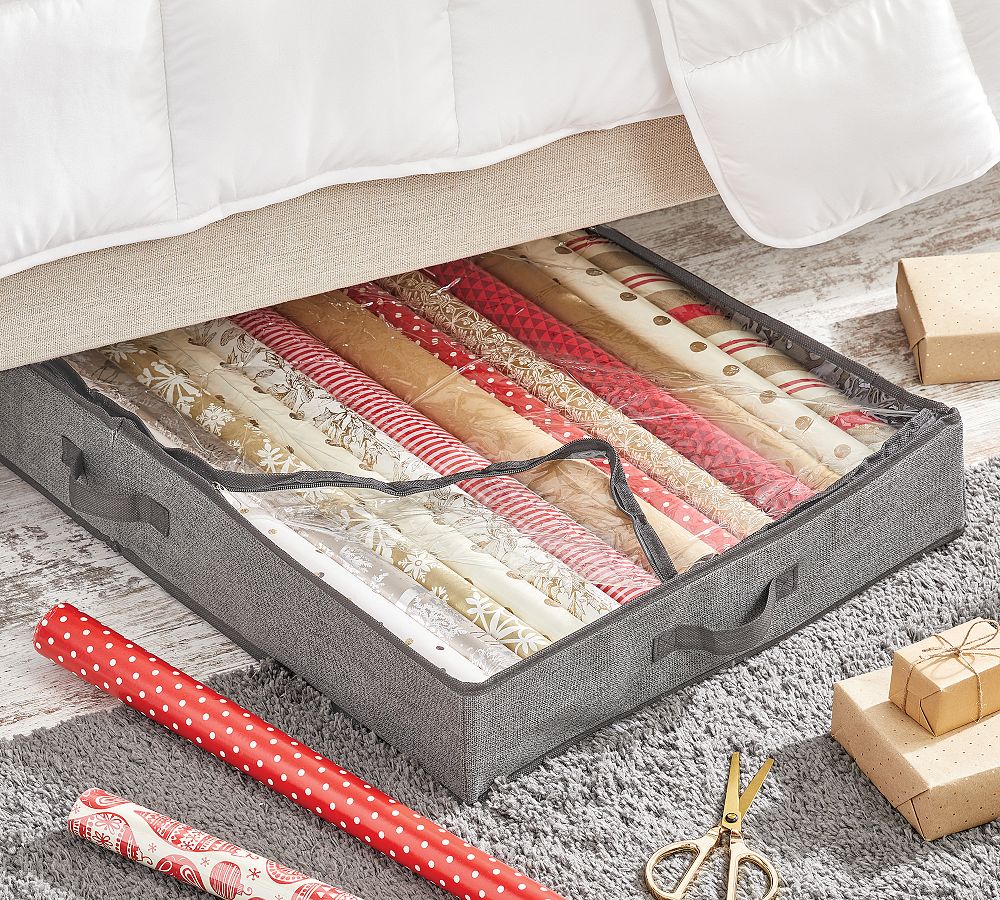 Underbed Storage Baskets Set of 4 Pottery Barn