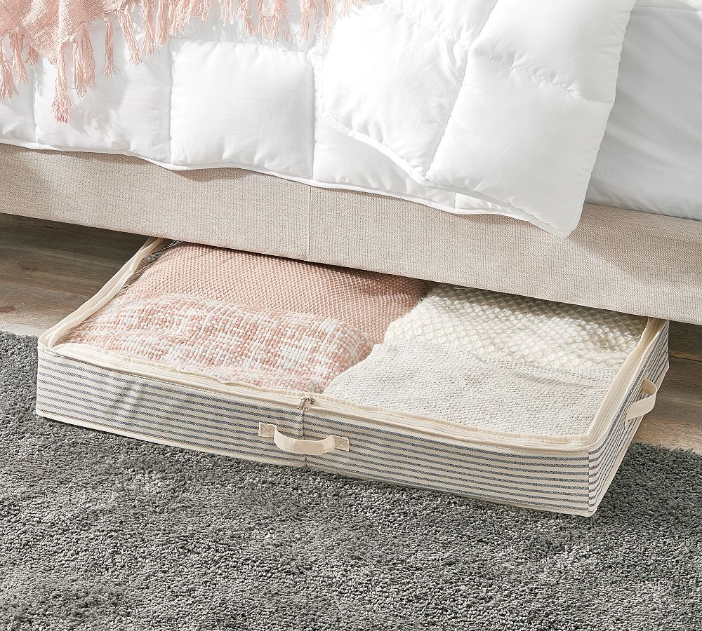 Underbed Storage Baskets Set of 4 Pottery Barn