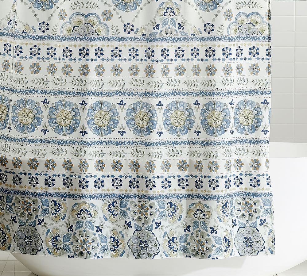 Lila Shower Curtain Pottery Barn
