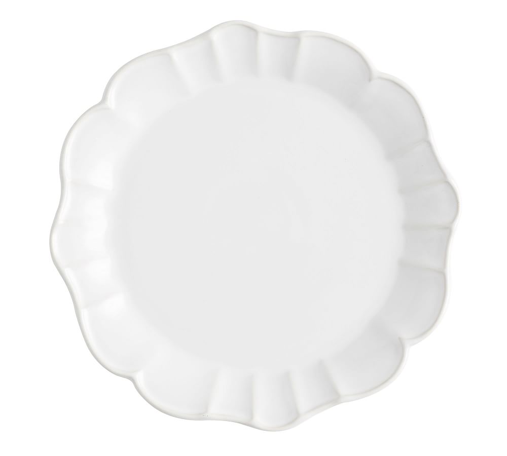 Monique Lhuillier Juliana Scalloped Dinner Plate | Pottery Barn