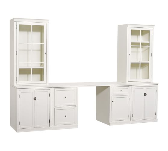 pottery barn storage desk