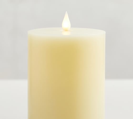 Flameless Oil Diffuser Pillar Candle With Remote Pottery Barn