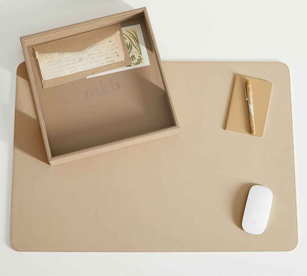 Classic Leather Desk Blotter Pottery Barn