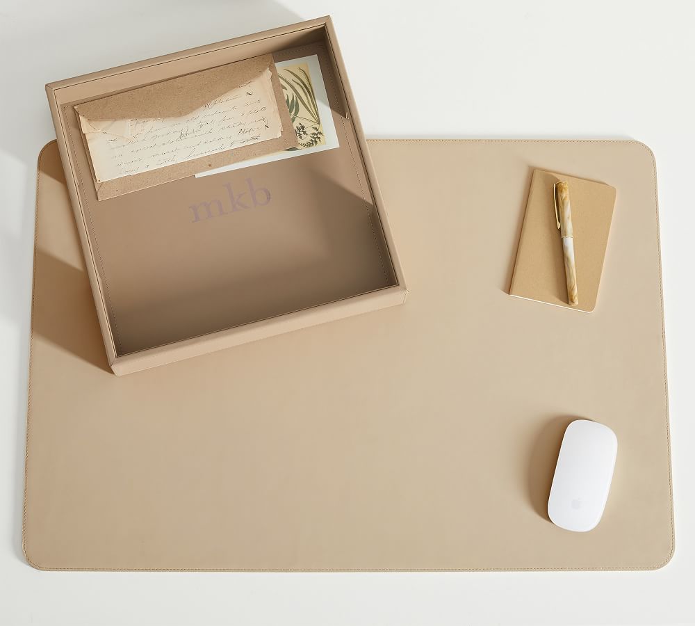 Classic Leather Desk Accessories Collection Pottery Barn