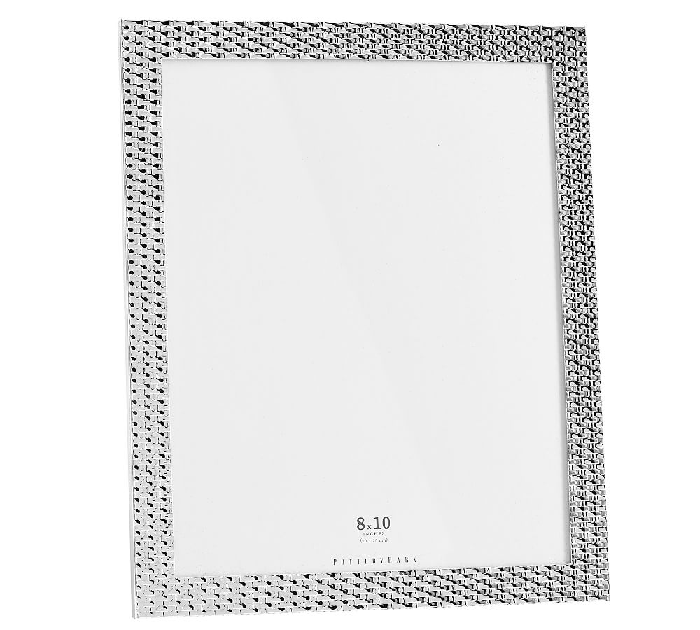 Patterned Silver Frames Pottery Barn