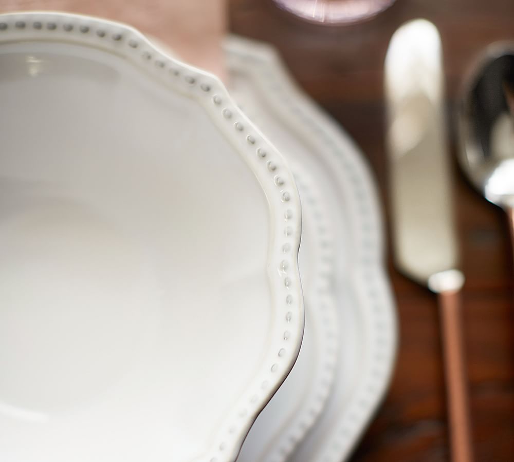 Leila 16Piece Dinnerware Set Pottery Barn