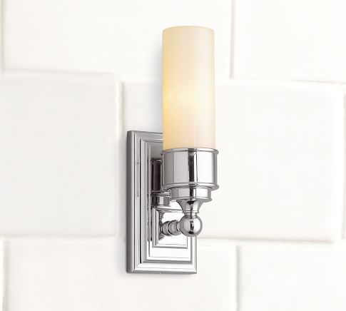 Chrome Sussex Tube Sconce
