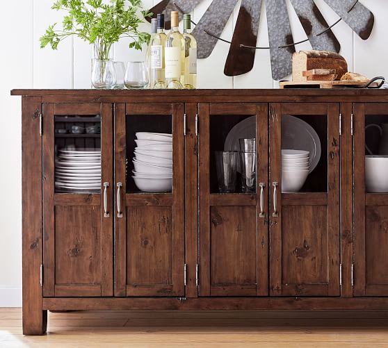 pottery barn dining room cabinet