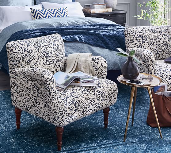 Euclid Round Metal End Table Pottery Barn