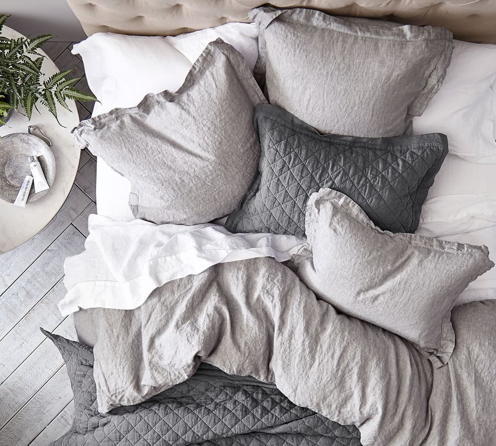 Belgian Flax Linen Duvet Cover Pottery Barn