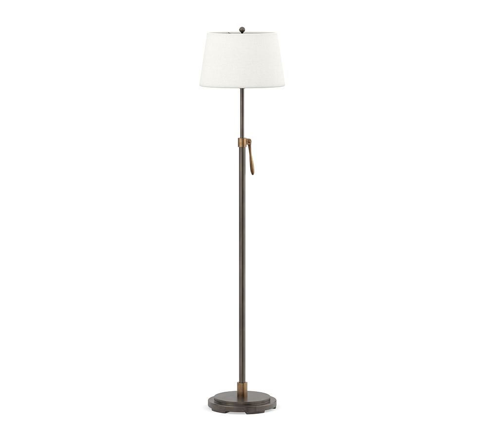 Sutter Adjustable Metal Floor Lamp | Pottery Barn