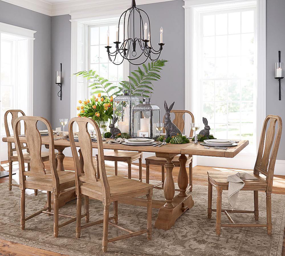 Parkmore Reclaimed Wood Extending Dining Table Pottery Barn