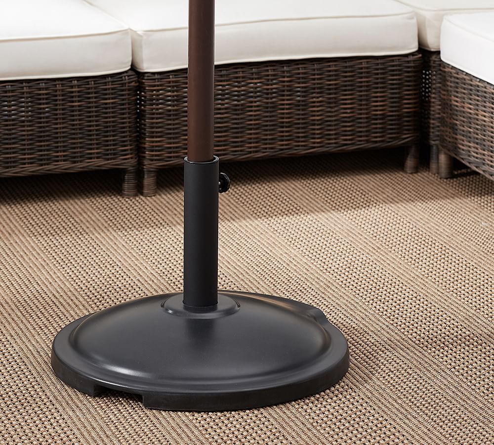 Wheeled Umbrella Base Umbrella Stands Pottery Barn