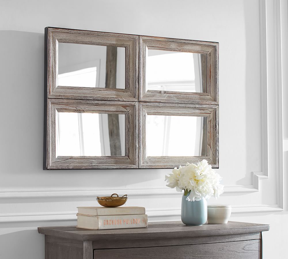 Aiden Paneled Mirror Collection Pottery Barn