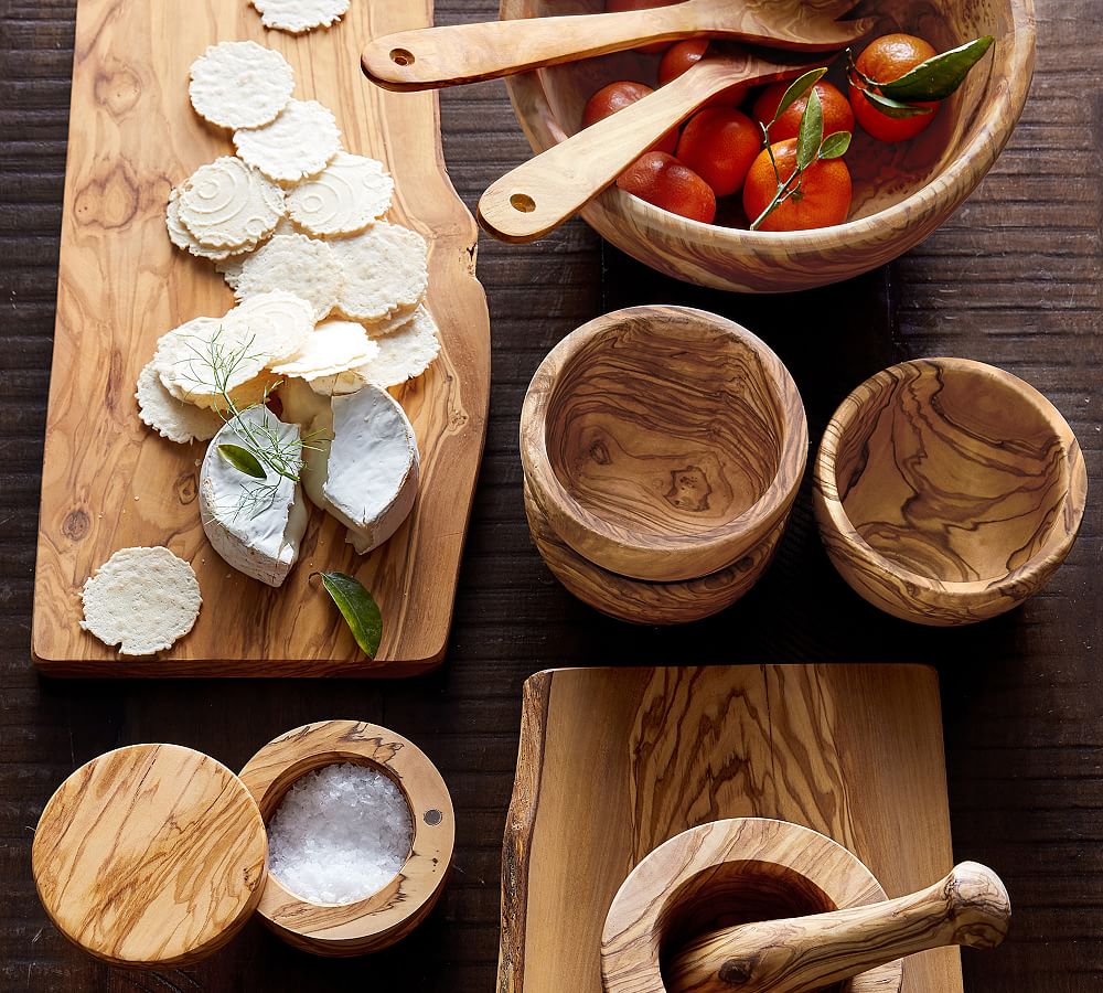 Olive Wood Salad Bowl Pottery Barn