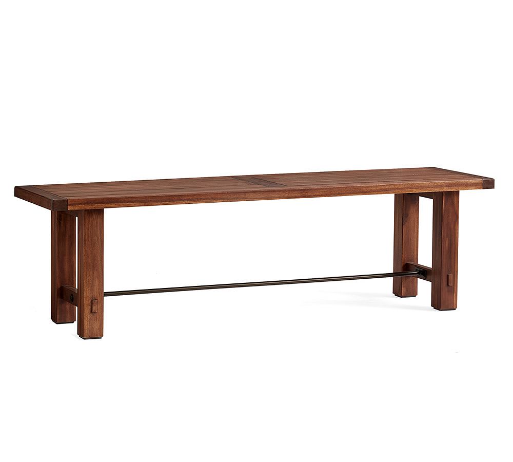 Abbott FSC® Acacia Outdoor Dining Bench | Pottery Barn