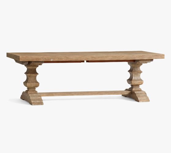 pottery barn trestle table