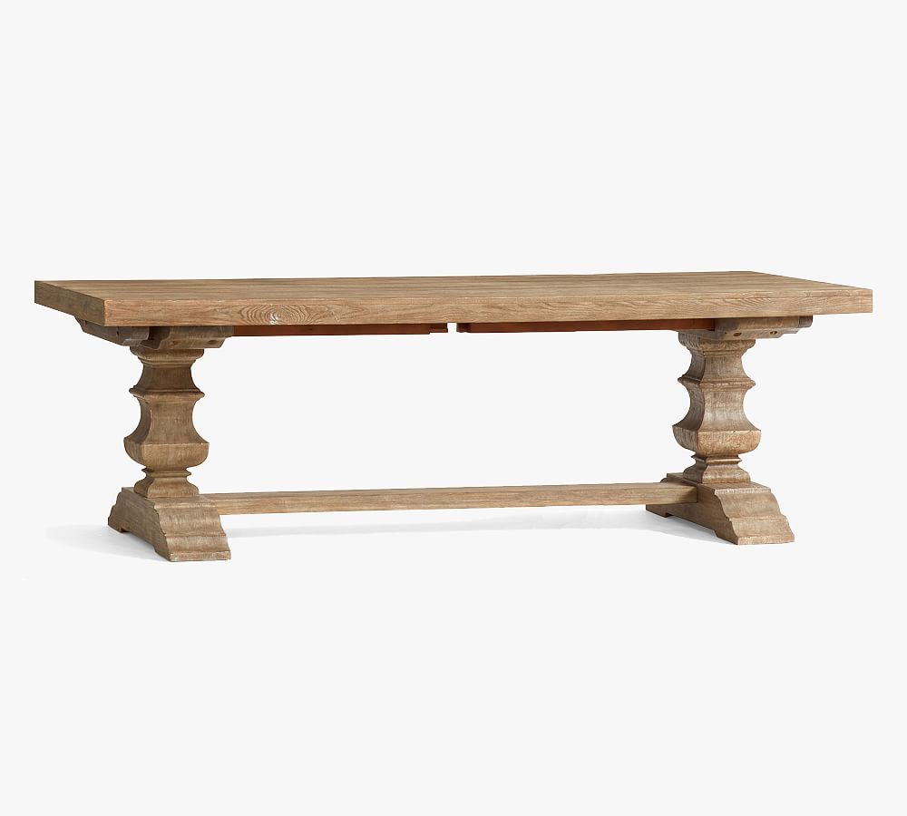 pottery barn banks extending dining table