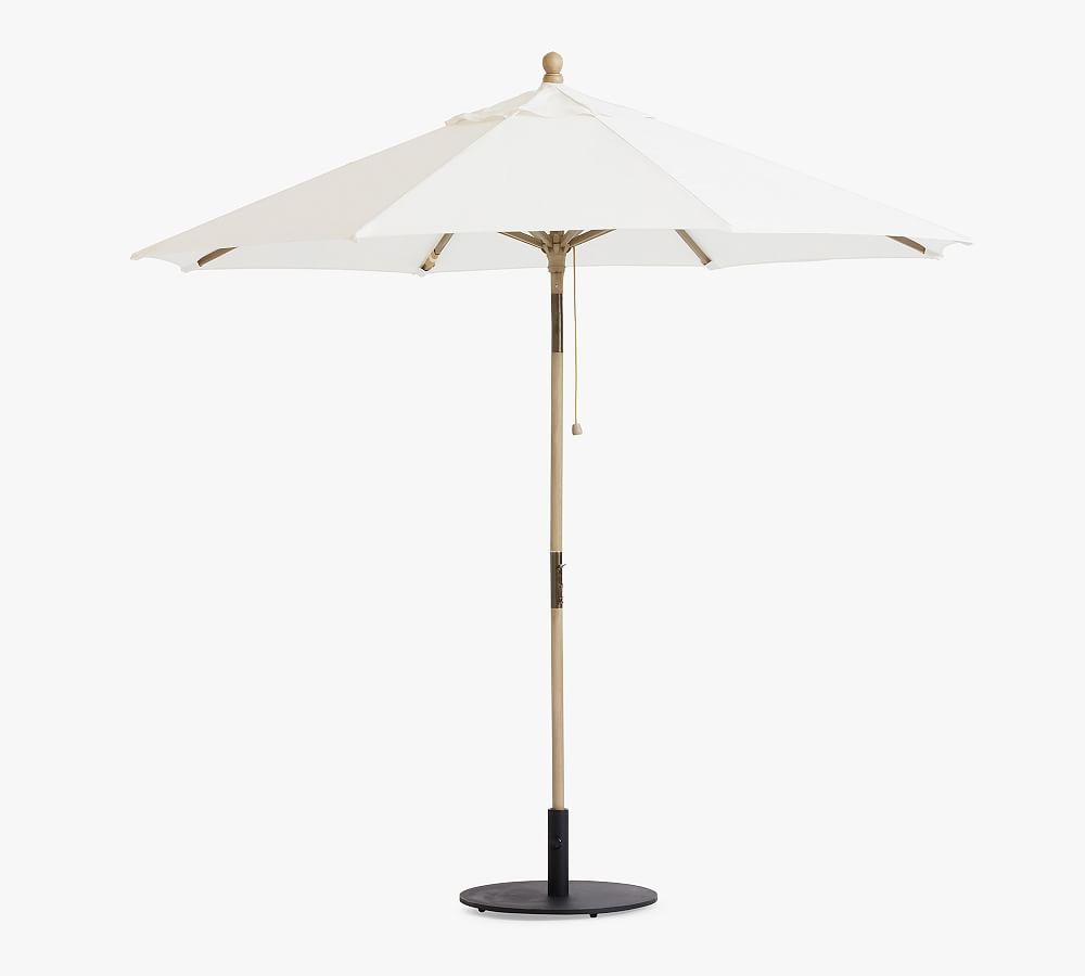 Flat Steel Umbrella Base Umbrella Stands Pottery Barn