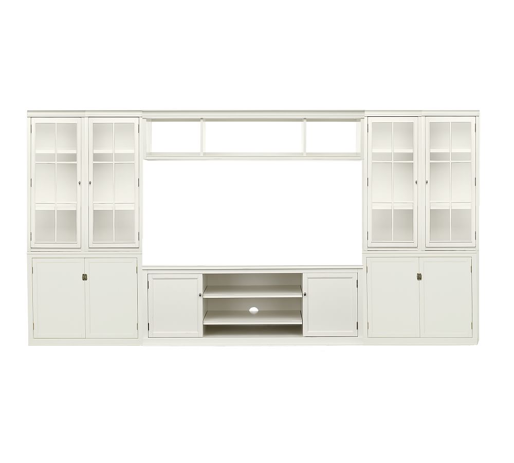 Logan 6Piece Entertainment Center Pottery Barn