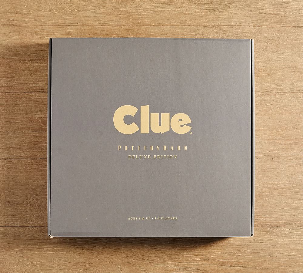 Wooden Clue Board Game Luxury Edition Pottery Barn