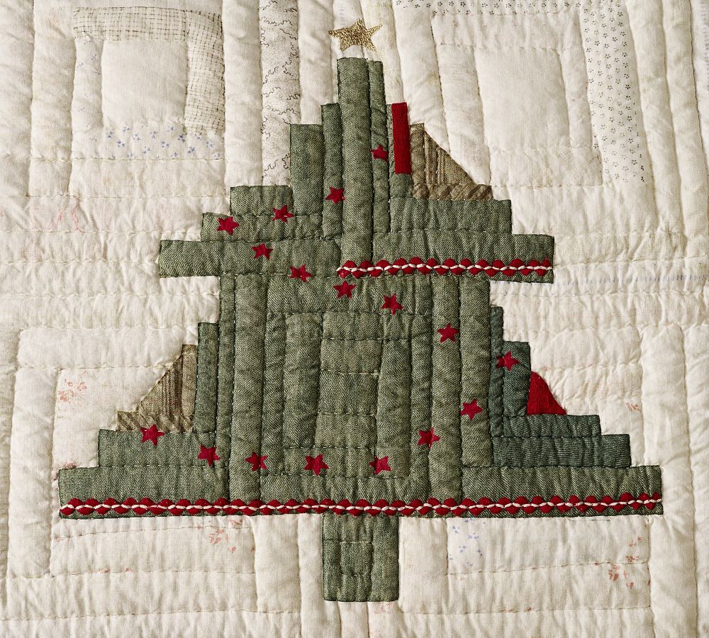 Arden Tree Applique Quilt Pottery Barn