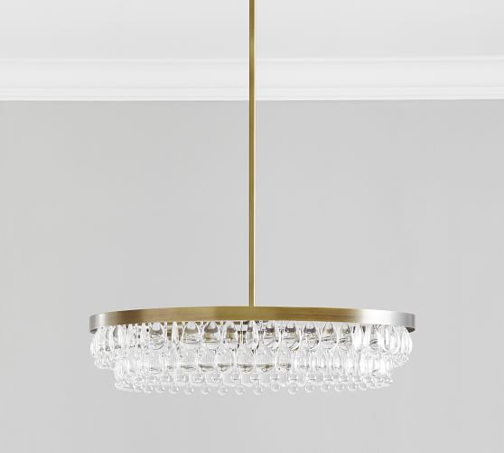 Clarissa Modern Round Chandelier | Pottery Barn