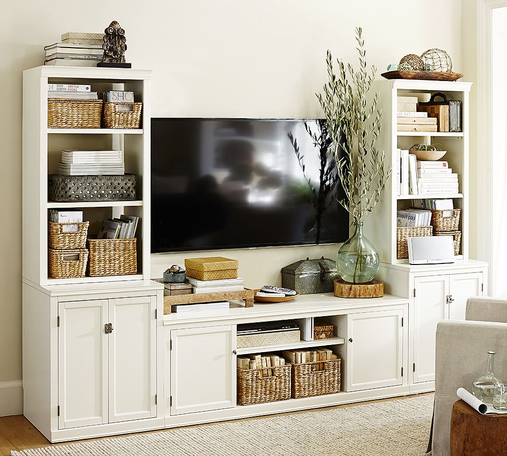 pottery barn media wall units