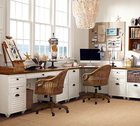 used pottery barn office furniture