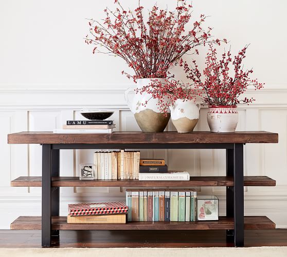 pottery barn griffin console