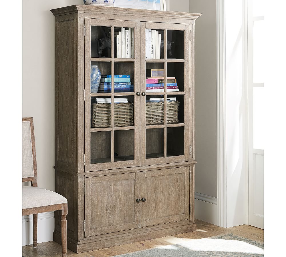 Livingston Glass Cabinet | Pottery Barn