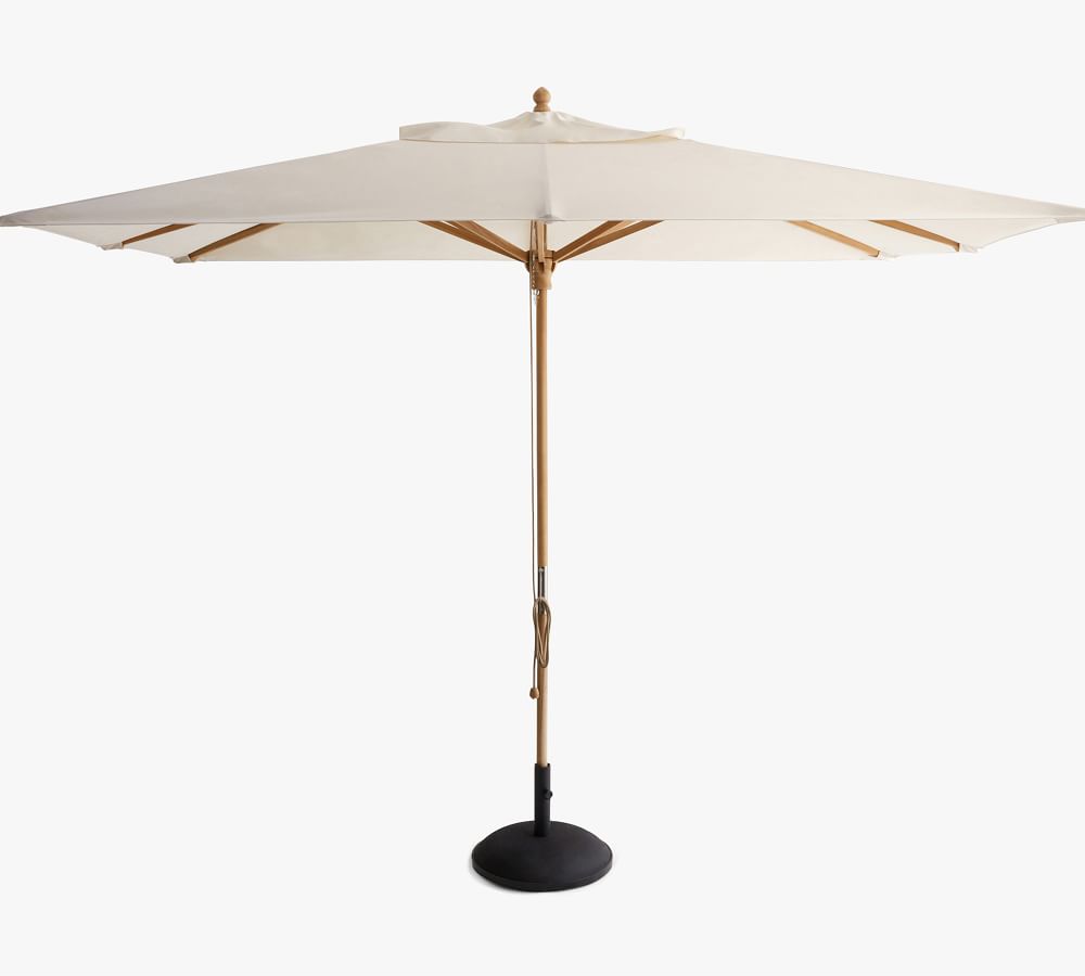10' Rectangular Patio Umbrella – FSC® Teak Frame​