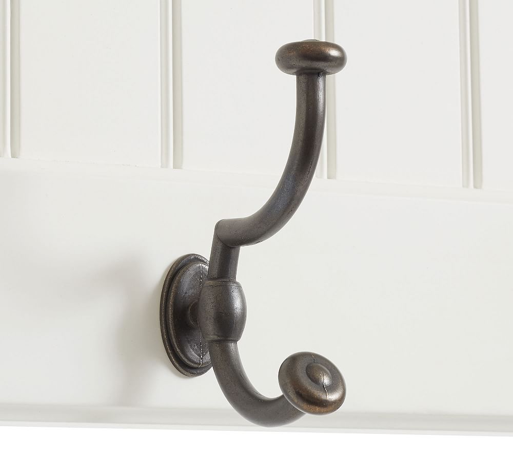 Aubrey Entryway Wall Shelf with Hooks Pottery Barn