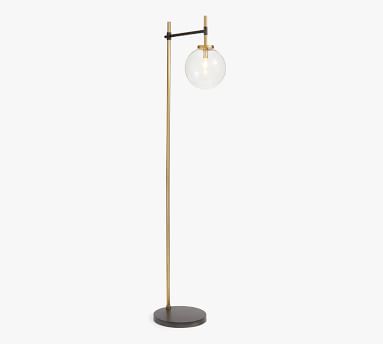 Camryn Glass Globe Floor Lamp | Pottery Barn