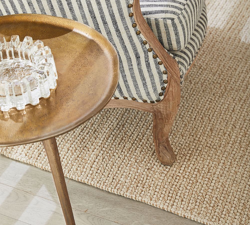 Euclid Round Metal End Table Pottery Barn