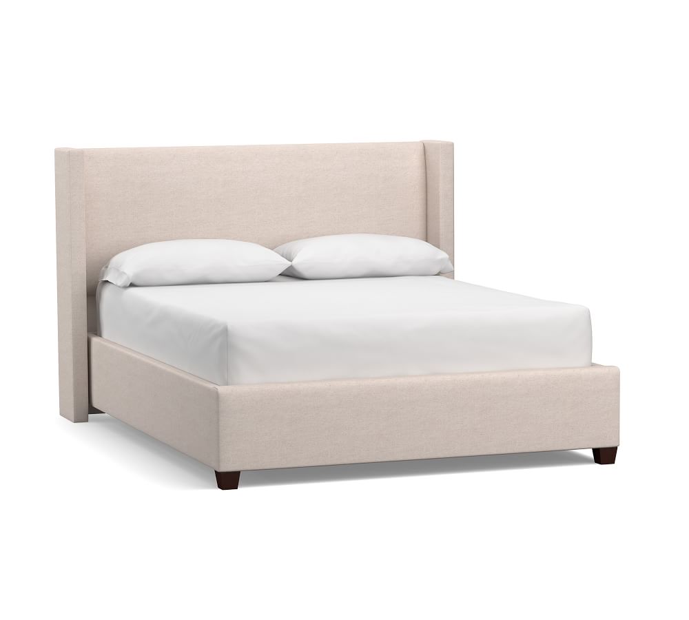 Elliot Shelter Upholstered Bed Pottery Barn