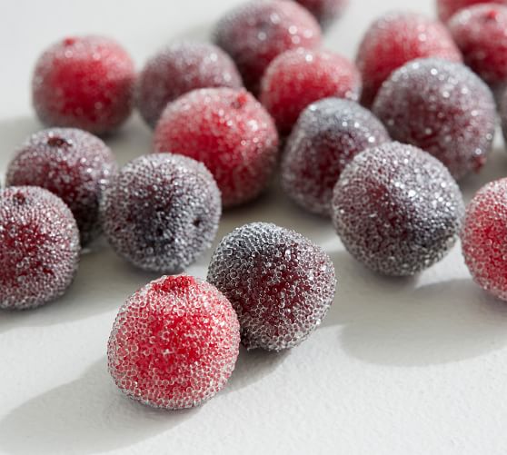 Faux Sugared Cranberry Vase Filler Pottery Barn